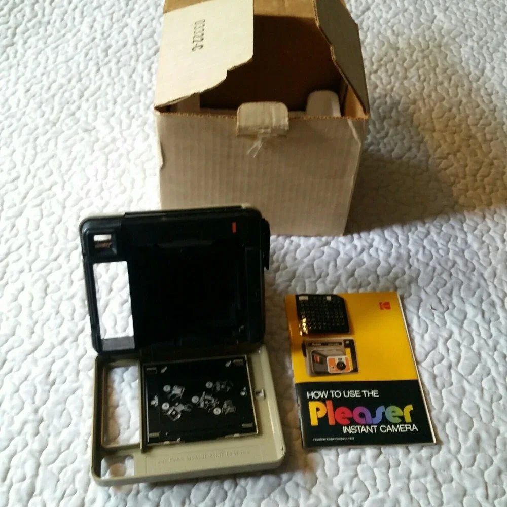 Vintage Kodak Pleaser Instant Camera Photography Retro Pictures Booklet Stickers